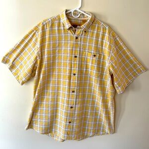 Fieldn' Forest Field n Forest Men's Shirt Yellow, White & Light Blue Size 2XL